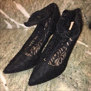 Black Lace Booties
